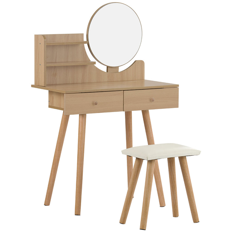 Natural style desk dresser