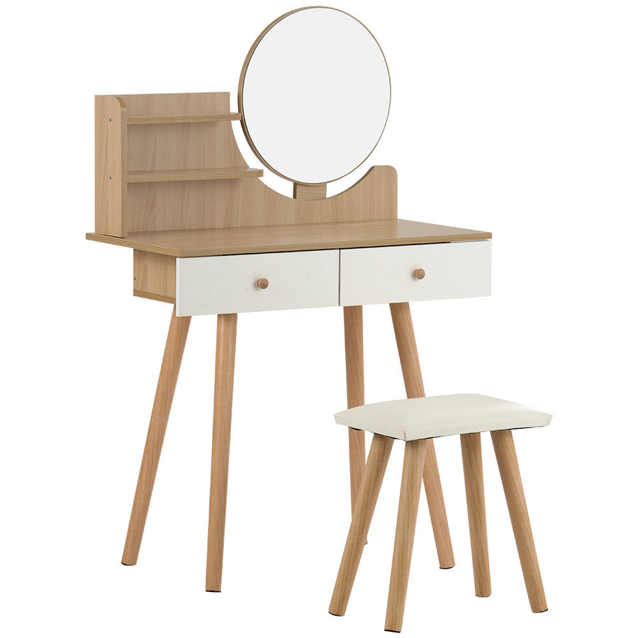 Natural style desk dresser