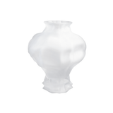 Ammonit Vase White Frosted