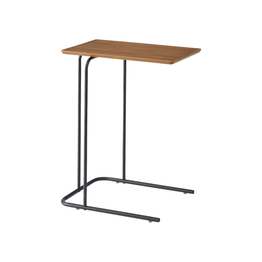 アーロン サイドテーブル ブラウン