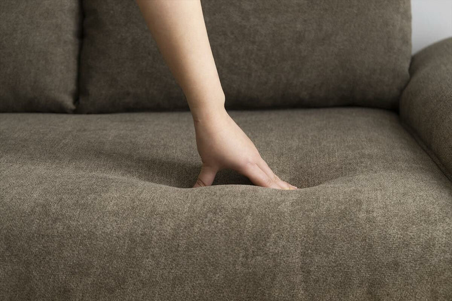 2-seater sofa with ottoman