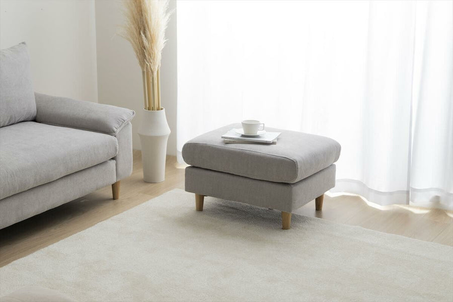 2-seater sofa with ottoman