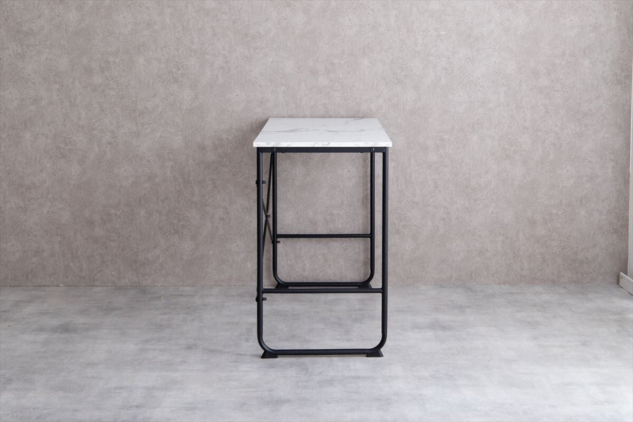 Marble pattern slim desk
