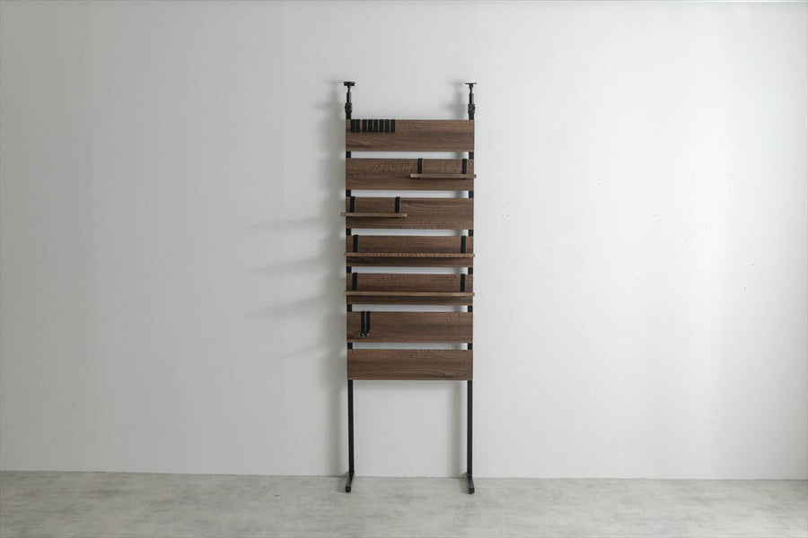 Tension wall rack