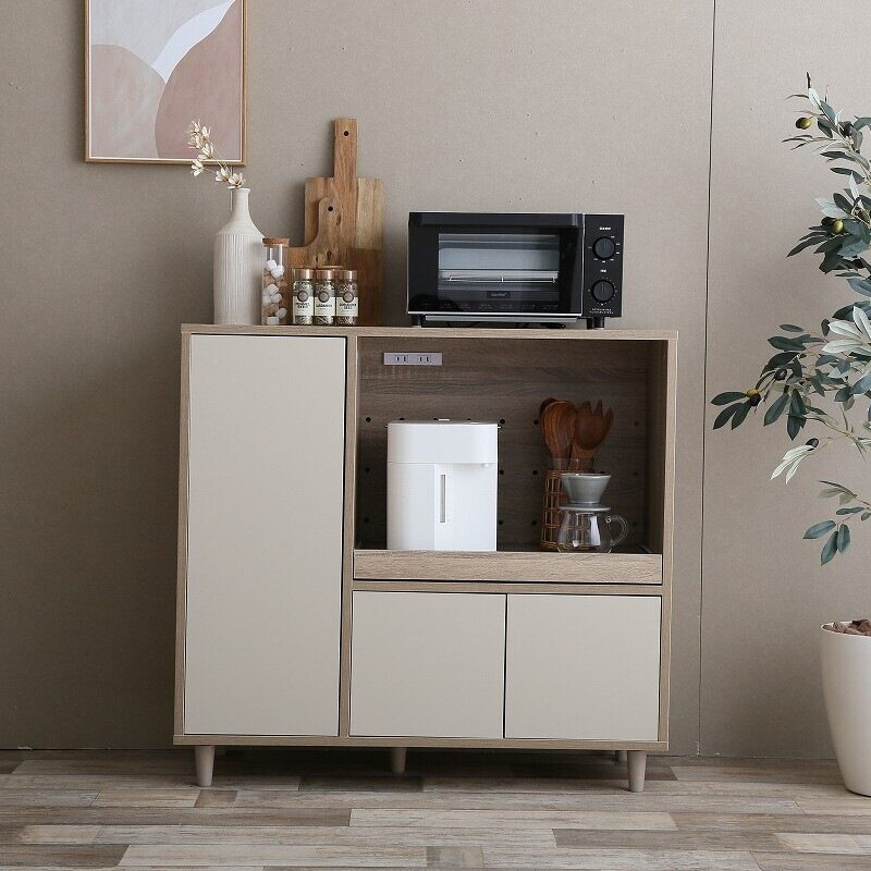 Two-tone wood grain range stand