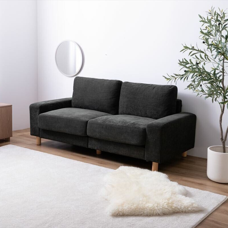 2.5 seater fabric sofa