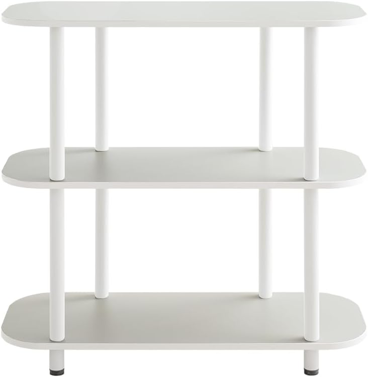 Korean interior style wooden board 3-tier rack