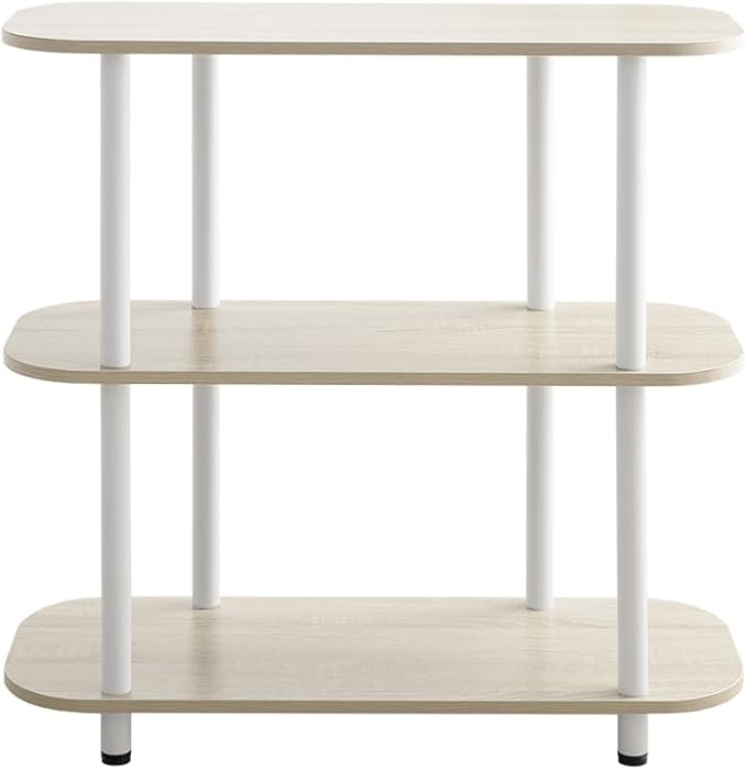 Korean interior style wooden board 3-tier rack