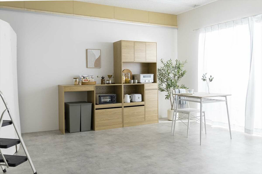 Nordic modern wooden cupboard