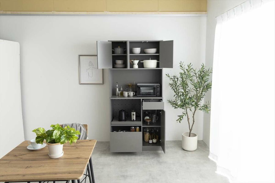 Nordic modern wooden cupboard