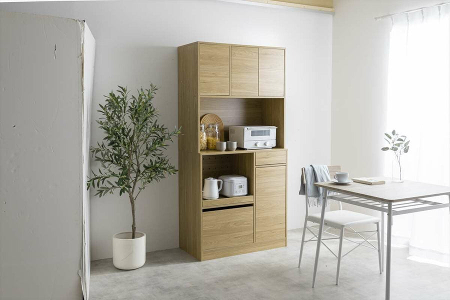 Nordic modern wooden cupboard