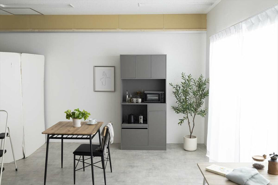 Nordic modern wooden cupboard