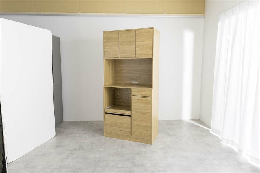 Nordic modern wooden cupboard