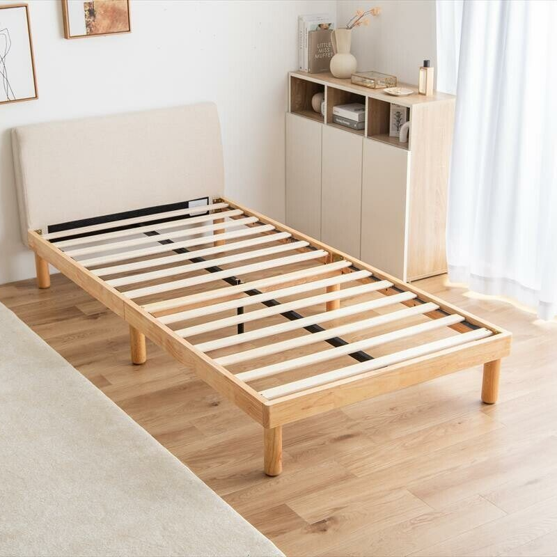 Nordic fabric slatted bed