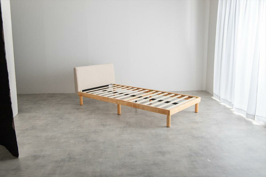 Nordic fabric slatted bed