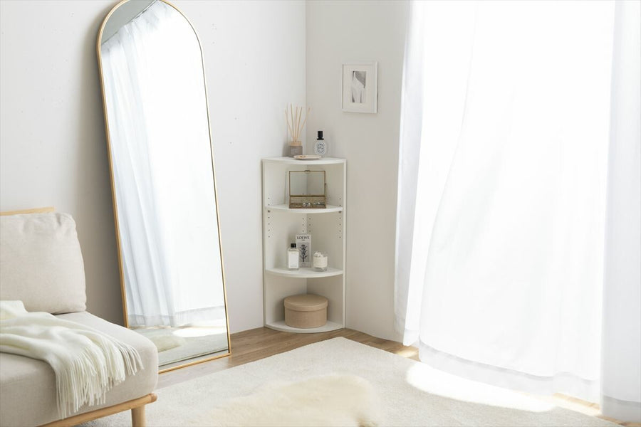 Modern Wooden Corner Rack