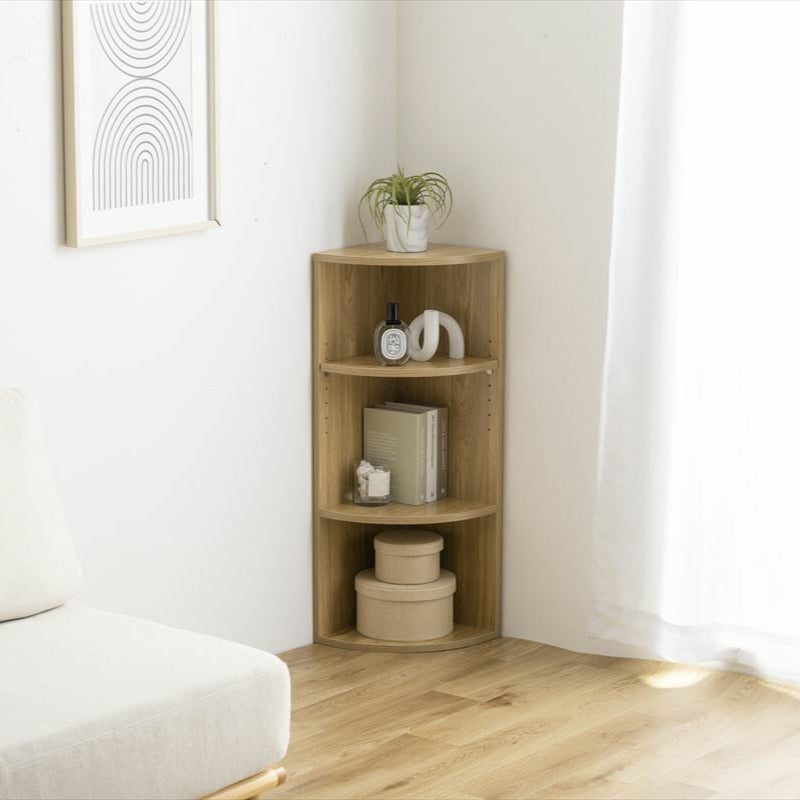 Modern Wooden Corner Rack