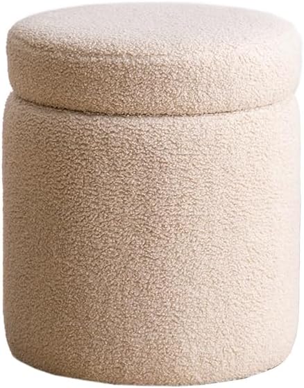 Fluffy design 4-way stool with storage