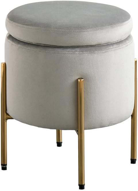 Elegant design 3-way stool with storage