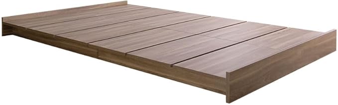 Scandinavian bonnell mattress with wide slatted semi-double low bed