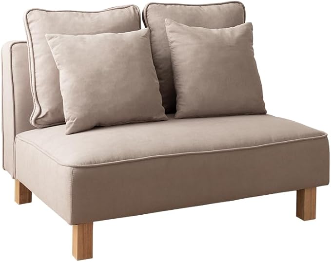 Simple 2-way 2-seater sofa with cushion