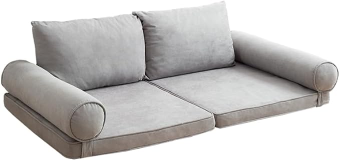 Scandinavian floor sofa with removable cushions, freely combinable