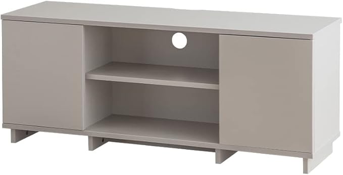 Scandinavian natural wood noiseless TV stand