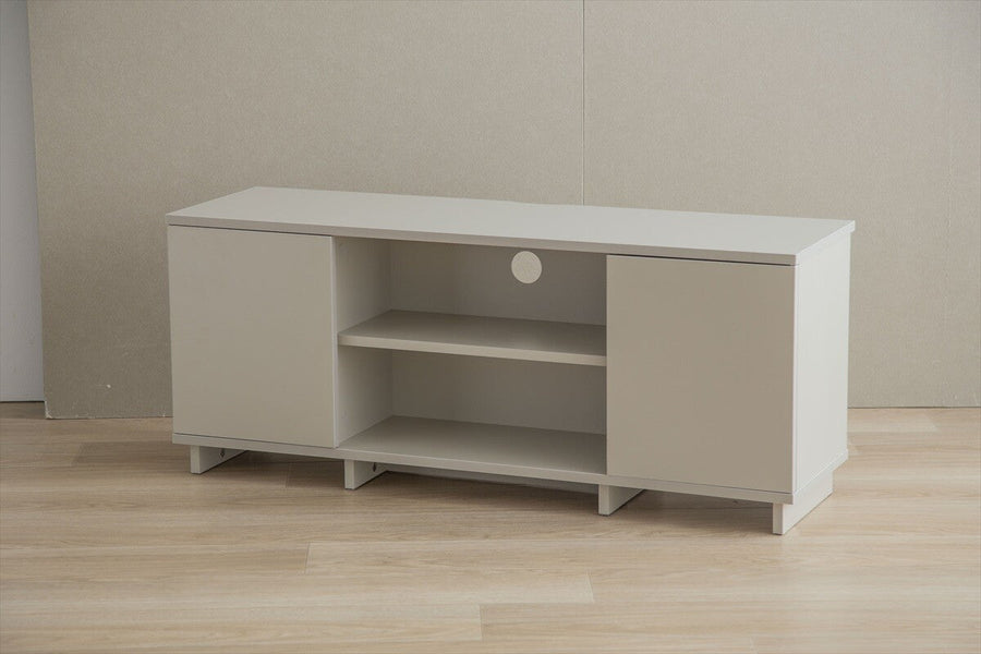 Scandinavian natural wood noiseless TV stand