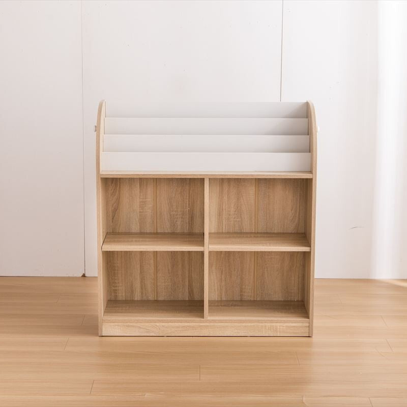 北欧木製オープン収納タイプ絵本棚