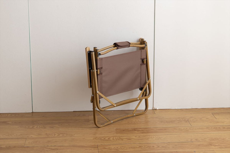 Natural 1-seater outdoor folding chair