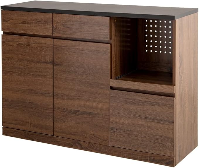 Modern noiseless design wooden kitchen counter