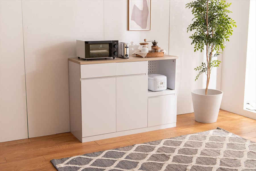 Modern noiseless design wooden kitchen counter