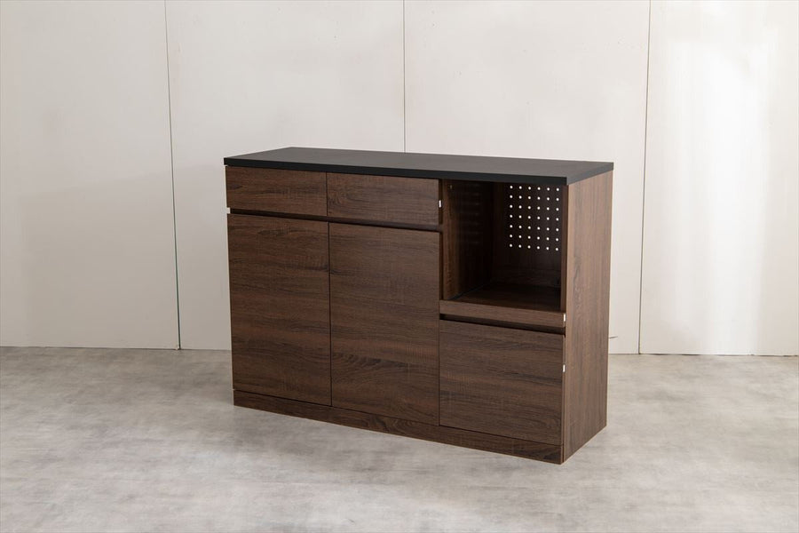Modern noiseless design wooden kitchen counter