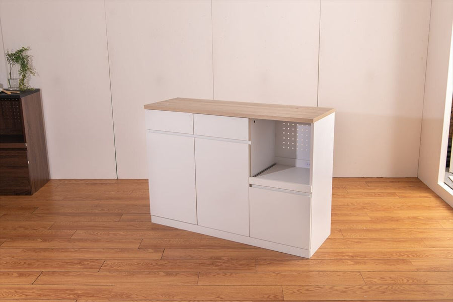 Modern noiseless design wooden kitchen counter