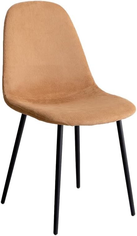Modern Corduroy 1-Seater Dining Chair