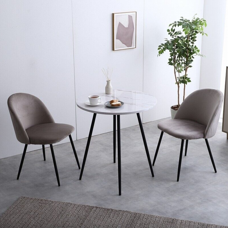 Modern wooden marble pattern dining table