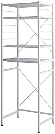 Simple and modern wooden top, steel frame, 60cm wide, trash can rack