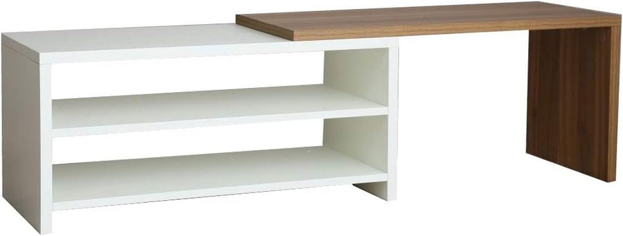 Simple and modern wooden sliding TV board