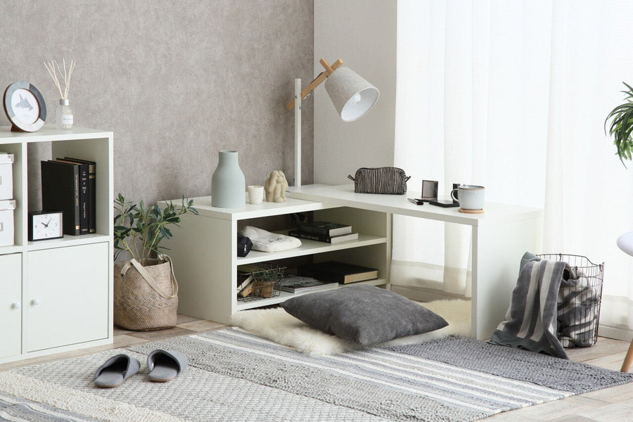 Simple and modern wooden sliding TV board