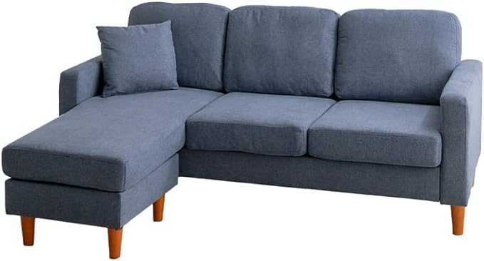 Scandinavian free combination 3-seater fabric couch sofa