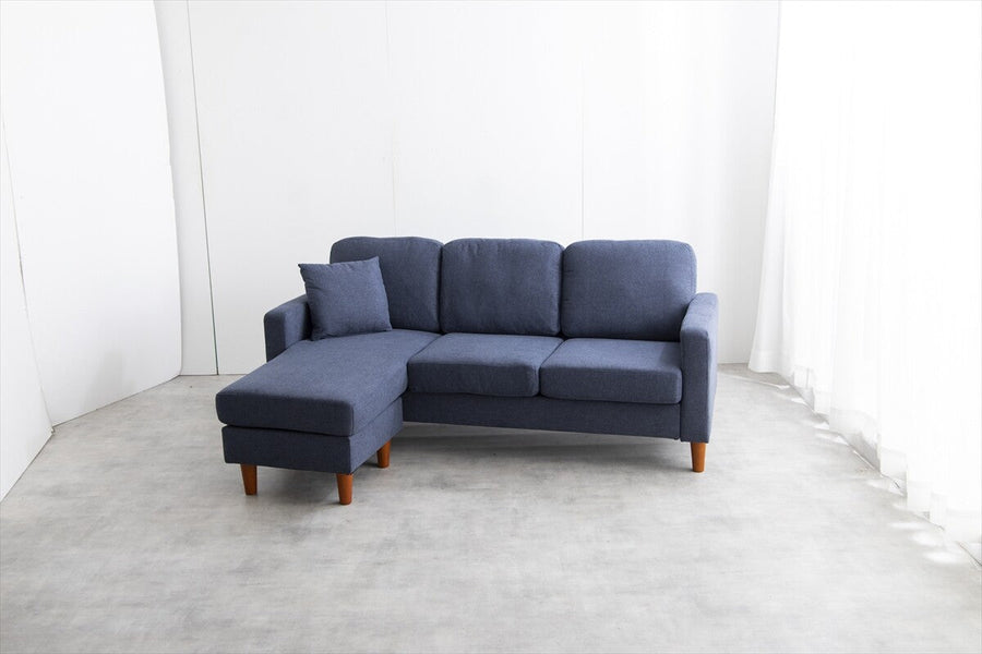 Scandinavian free combination 3-seater fabric couch sofa