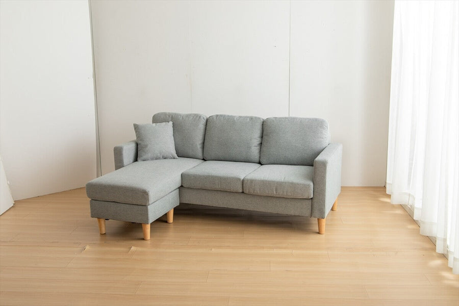 Scandinavian free combination 3-seater fabric couch sofa