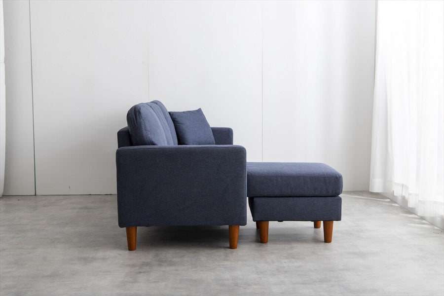 Scandinavian free combination 3-seater fabric couch sofa