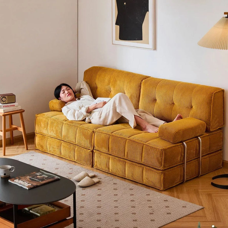 Retro style modular sofa