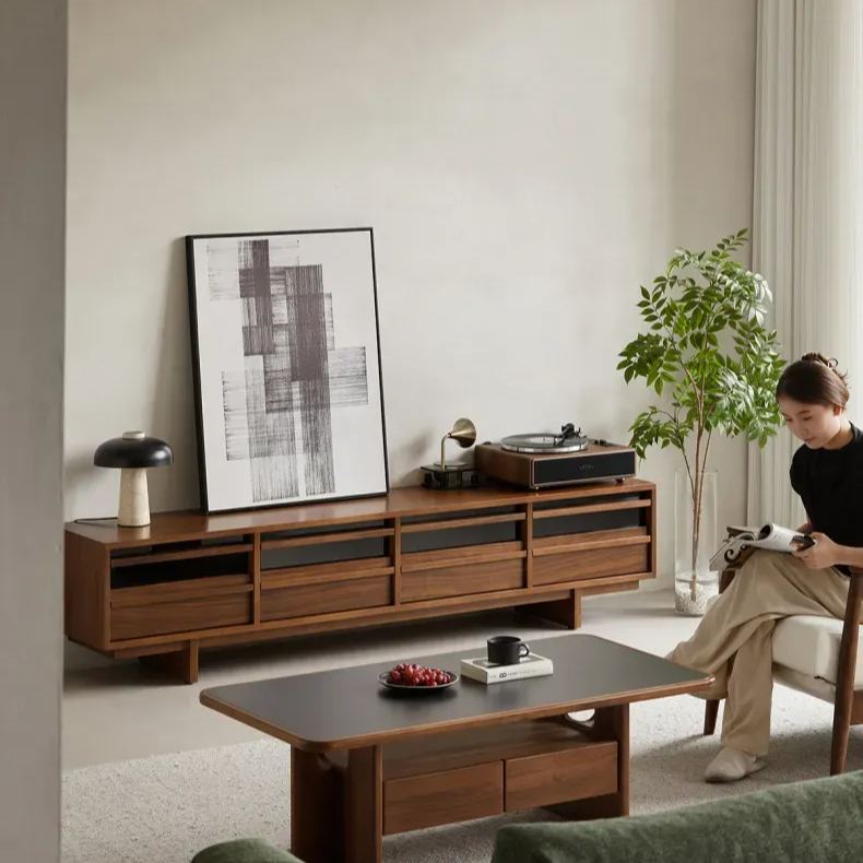 Walnut TV stand