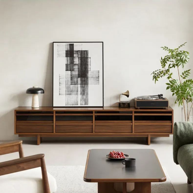 Walnut TV stand