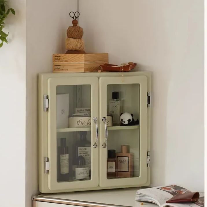 Designer corner cabinet