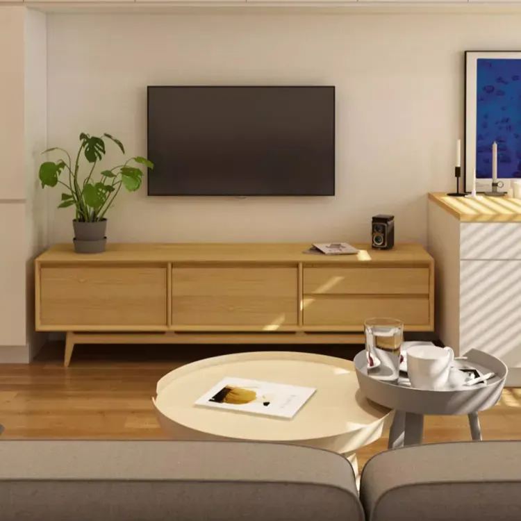 Natural wood classic TV board