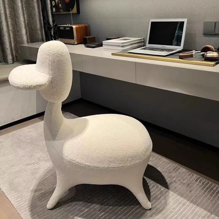 Fluffy design sofa chair