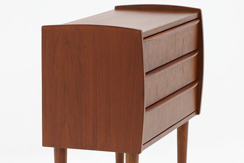 Teak wood 3-drawer mini chest